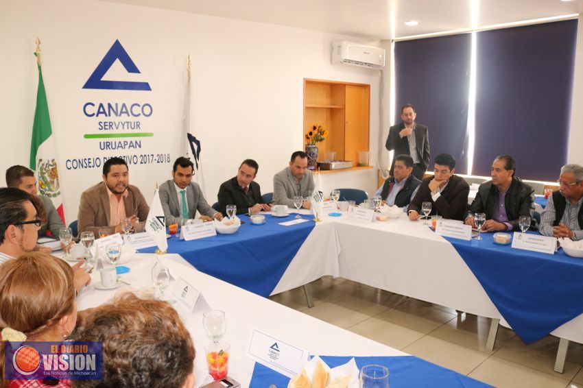 Celebran la 8va. Reunión de Consejo de la Canaco en Uruapan