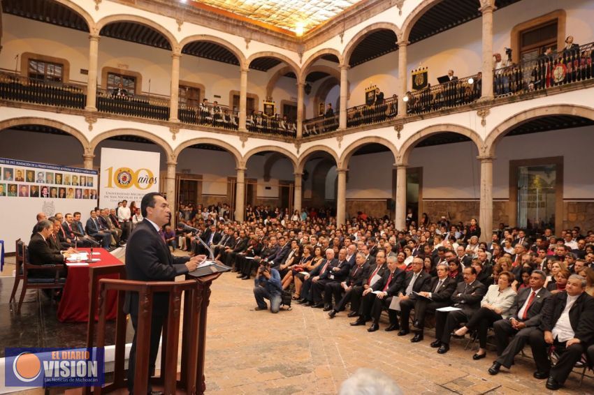 Gobierno Estatal y UMSNH, juntos para hacerle frente a los retos: Adrián López 