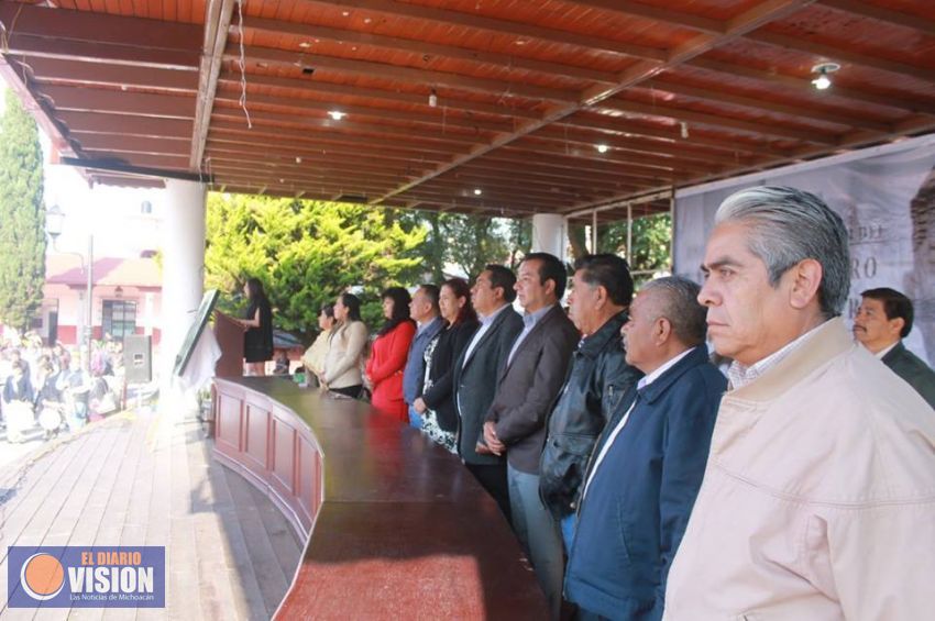 Realizan en Paracho acto luctuoso de Aniversario al General Lázaro Cárdenas