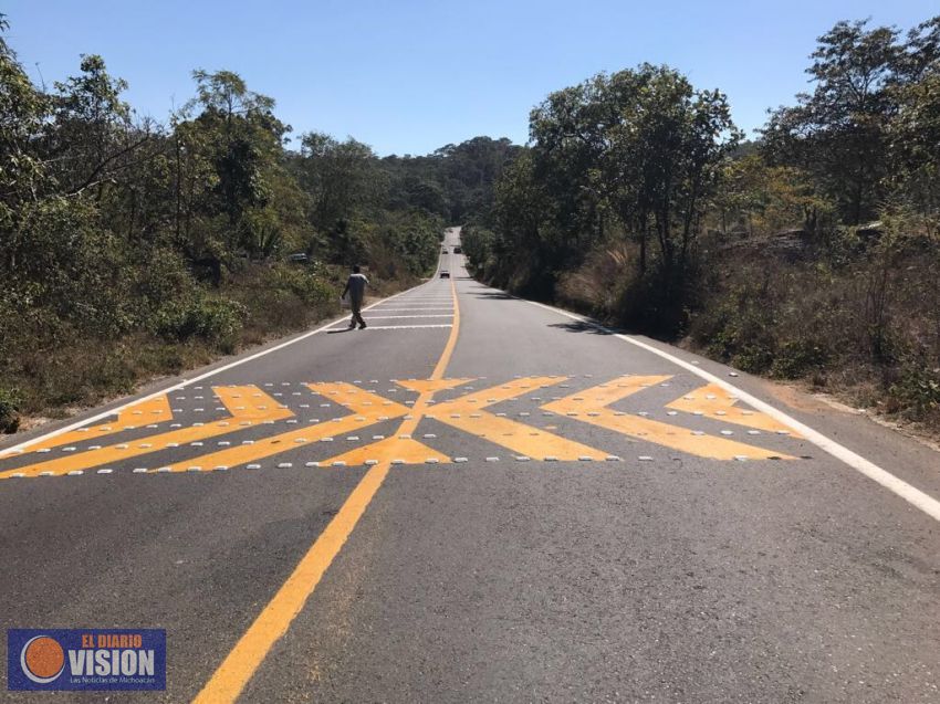 En Michoacán se han reconstruido 647.Km de red carretera  