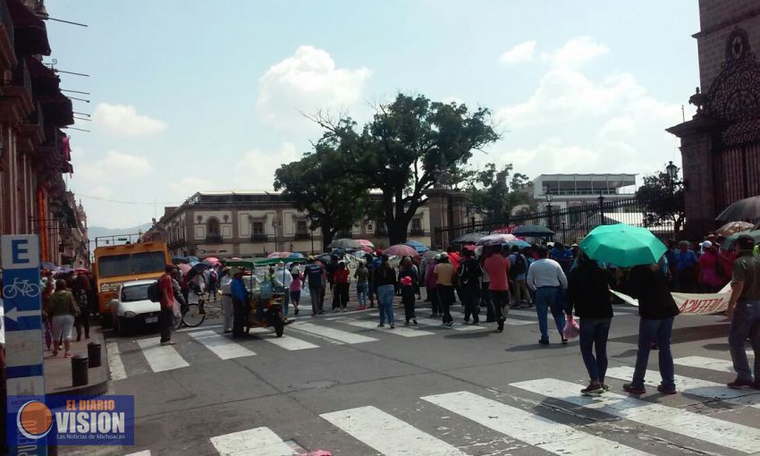 CNTE se Moviliza en Morelia.