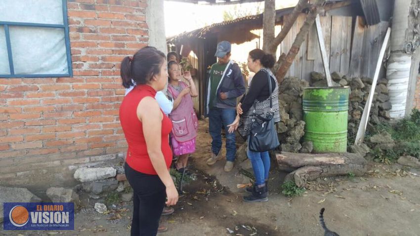 Realiza Marisol Castro recorrido de obras en la cabecera de Paracho