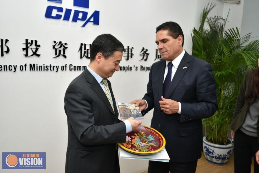 Acuerda Gobernador agenda para atraer inversiones chinas a Michoacán