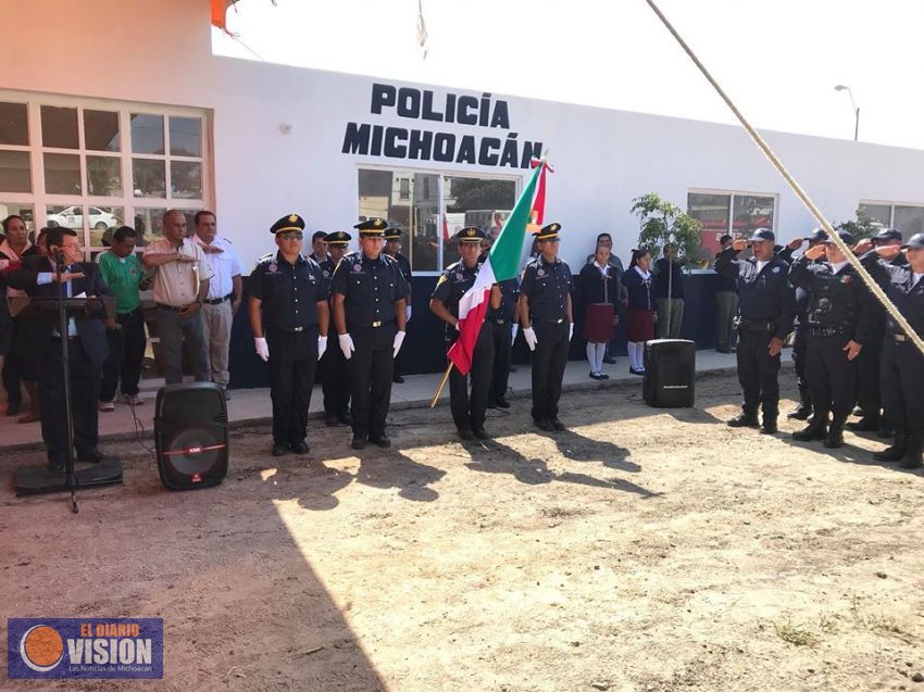 Inauguran en Tarímbaro la Comisaría de Policías del Fraccionamiento "Puerta del Sol"