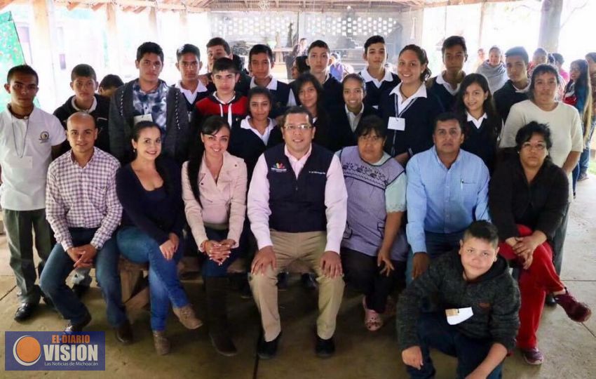 Impulsa Telebachillerato Michoacán prevención  de Embarazo en Adolescentes 