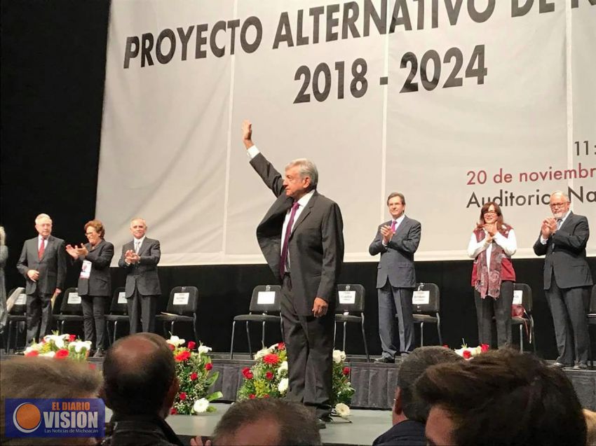 López Obrador, presenta Plan de Gobierno 2018- 2024
