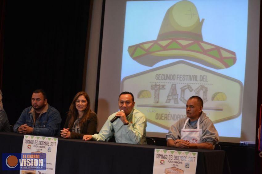 Anuncian el Segundo Festival del Taco en Queréndaro