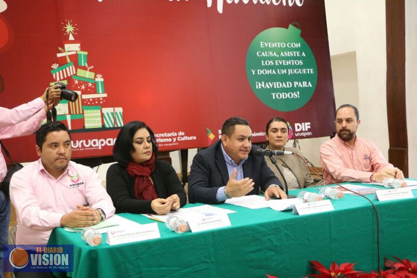 Presentaron programa del Tercer Festival Navideño de Uruapan