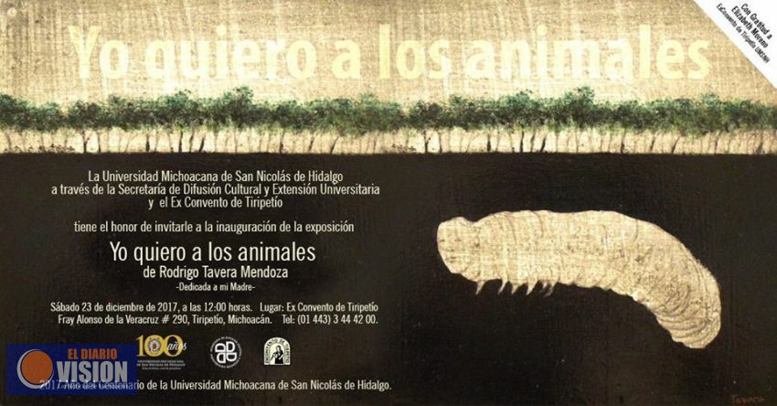 Rodrigo Tavera Mendoza estrena exposición en Ex Convento de Tiripetío