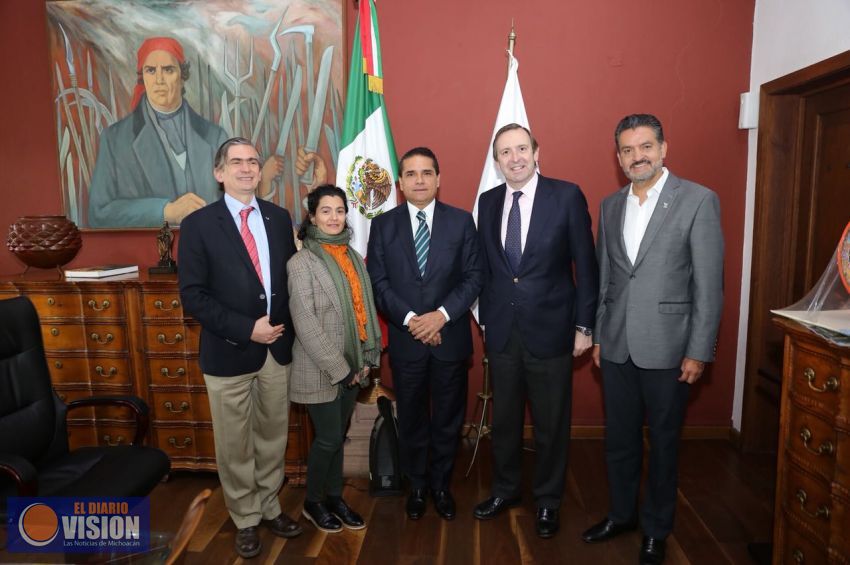 Se reúne Gobernador Silvano Aureoles con Embajador de España en México