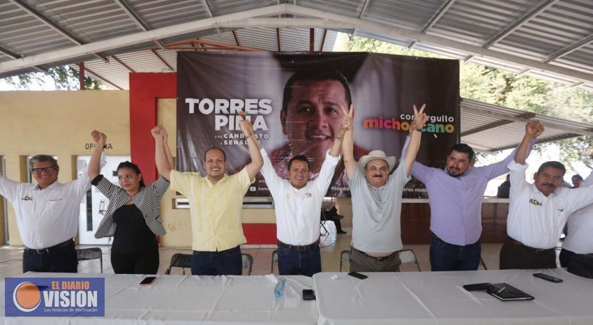En Tierra Caliente Nueva Izquierda refrenda su apoyo a Torres Piña