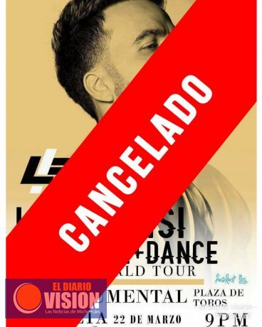Se cancela concierto de Luis Fonsi, en Morelia