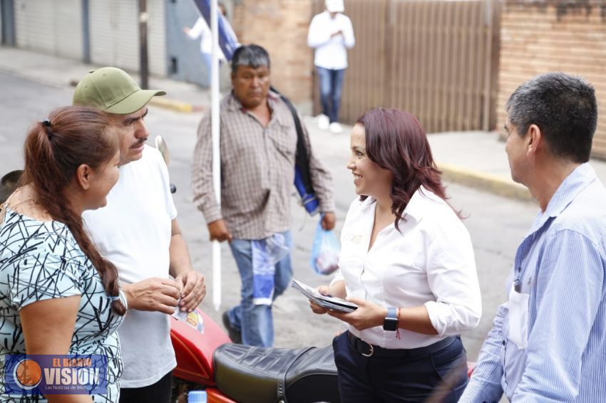 Por un proceso electoral de propuestas y no de violencia, se pronuncia Andrea Villanueva