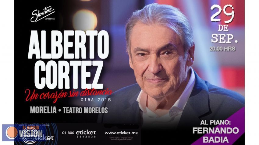 Llegará Alberto Cortez a Morelia con su gira “Un Corazón Sin Distancia”