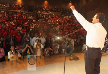 Tomó protesta Silvano Aureoles como candidato del PT