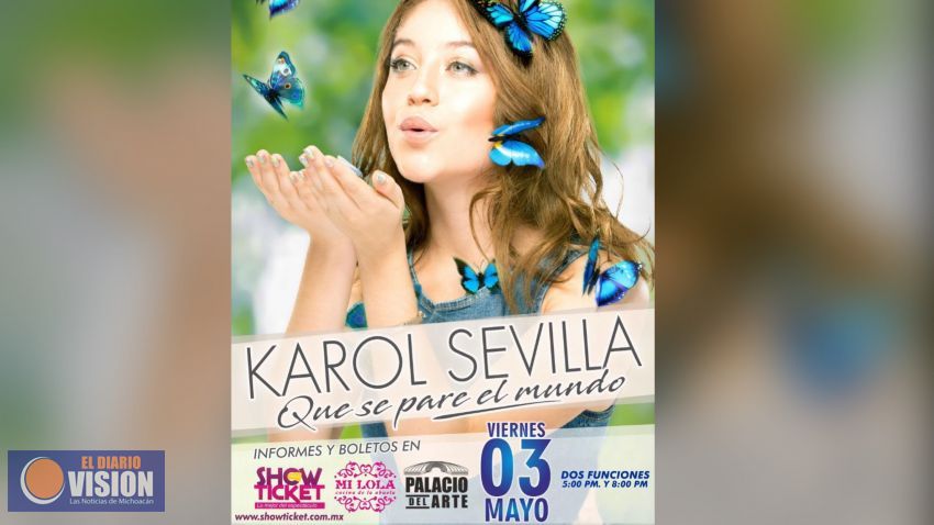 Karol Sevilla en Morelia