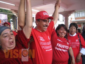 Aldo Macias del PRI, arranca campaña en la ciudad de Uruapan‏