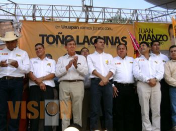 Cárdenas y Aureoles Conejo, arrancan campaña Lagunas Vázquez, Manzo Rodríguez y Ramsés Sandoval