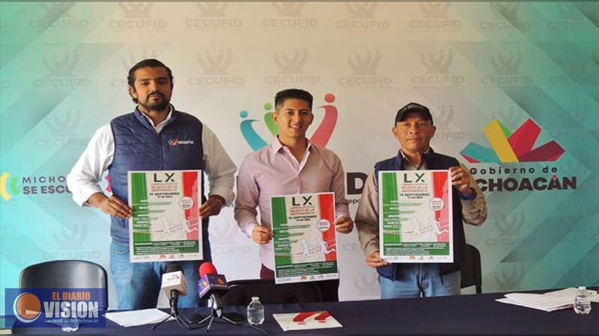 Presentan la LX edición de la Carrera de Relevos de la Independencia