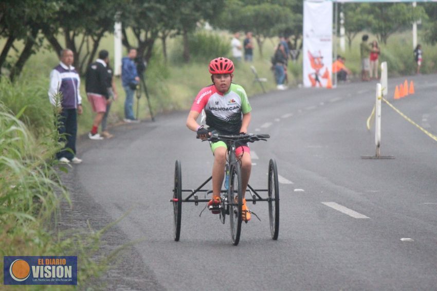 Para-ciclismo aporta más medallas a Michoacán en la Paralimpiada Nacional 2019