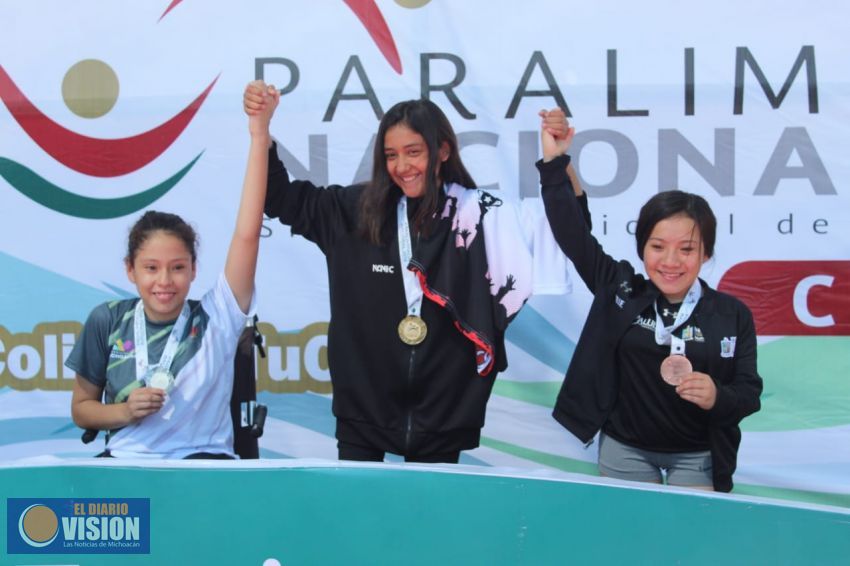 Gran debut de Michoacán en la disciplina de Para-natación en la Paralimpiada Nacional 2019