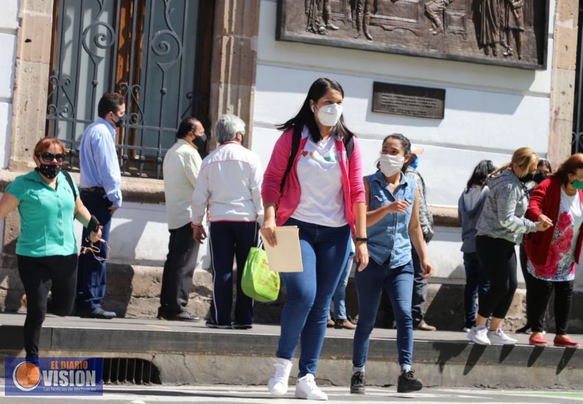 Hoy lunes, Michoacán suma 17 mil 885 casos confirmados y mil 404 decesos por Covid-19 