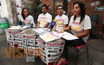 Jóvenes michoacanos inician actividades de Morena