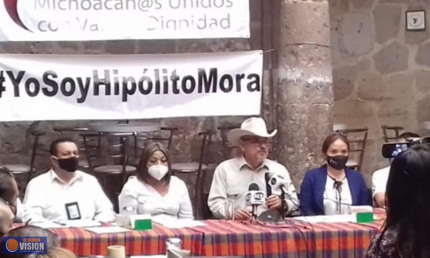 Hipólito Mora participará en proceso electoral por la gubernatura de Michoacán