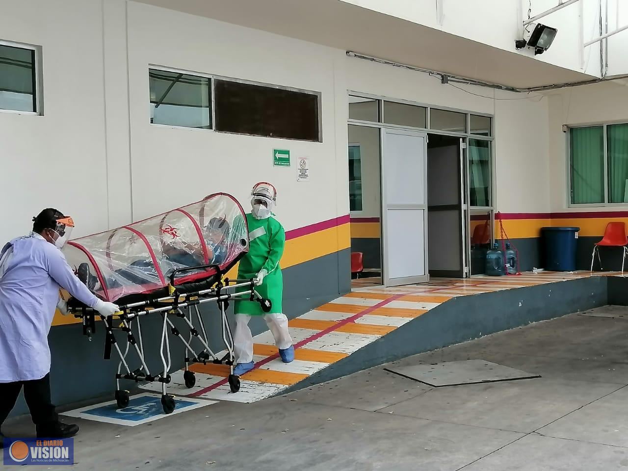 Michoacán reporta 124 casos positivos y 14 decesos por Covid-19 