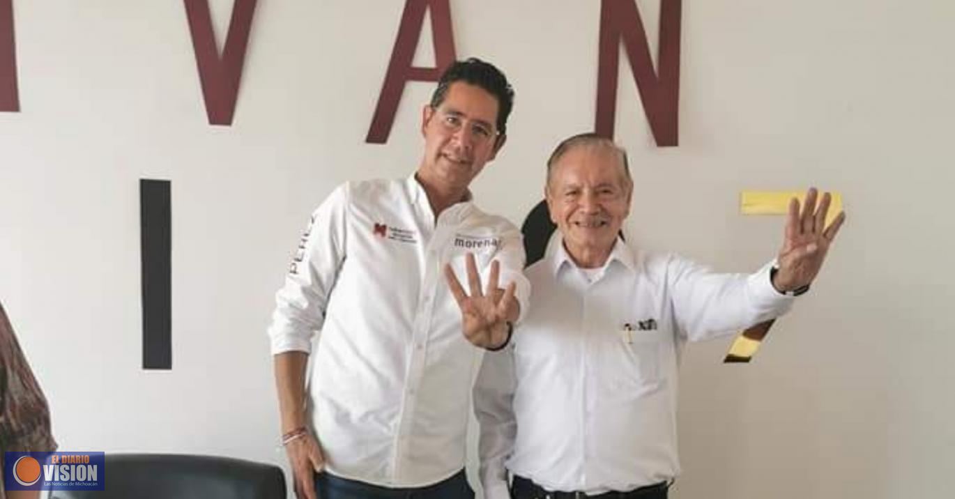Empresarios de Morelia cierran filas con Iván Pérez Negrón