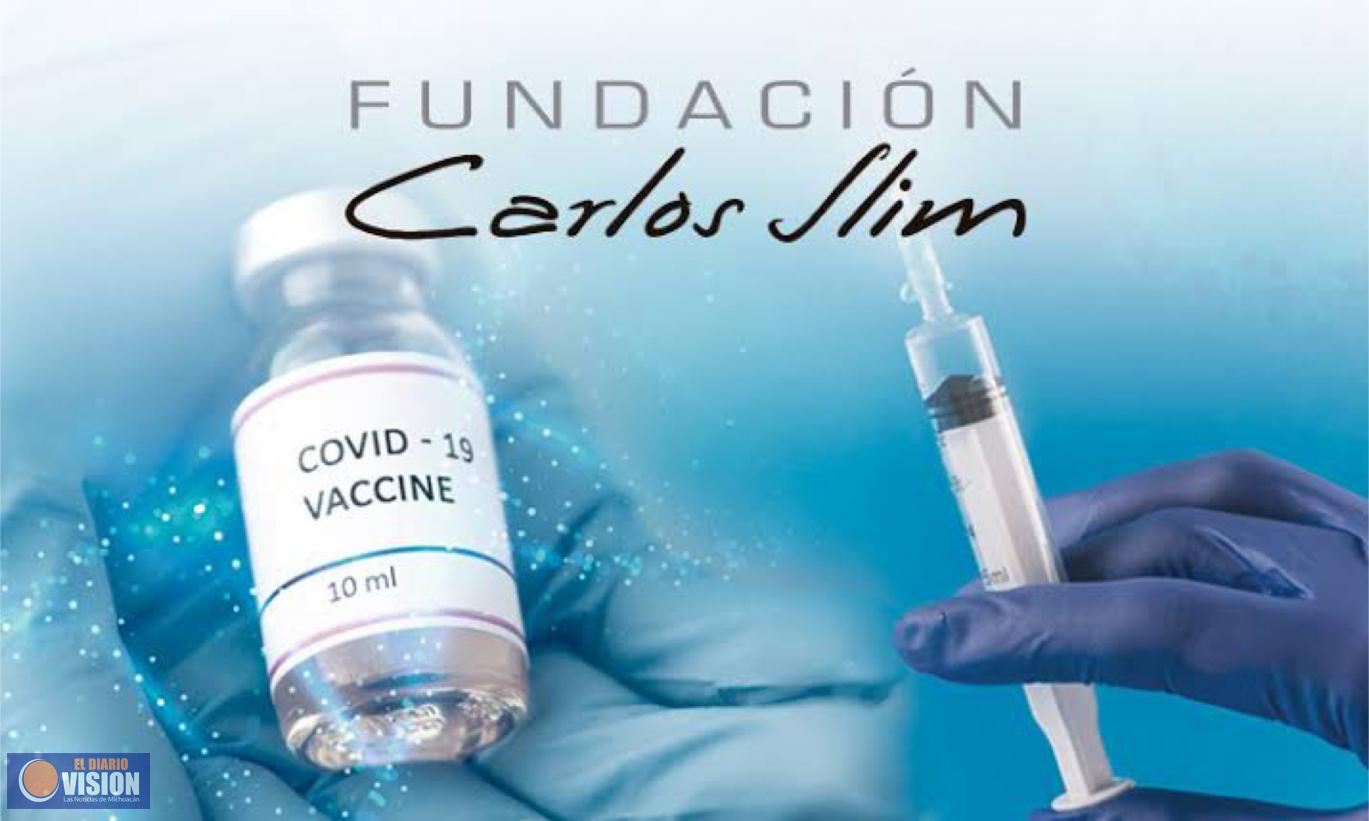 Fundación Carlos Slim apoyo en la lucha contra la COVID-19