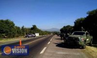 Filtros en las carreteras de Michoacán por ola de violencia