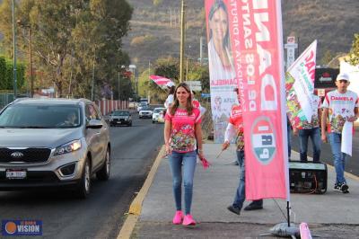 La mejor encuesta está en las calles": Daniela De Los Santos