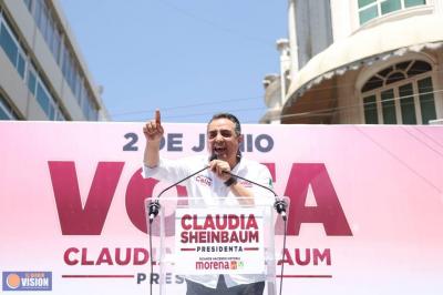Voto lineal 5 de 5 por Morena, para que conservadores no frenen reformas en favor del pueblo: Celis