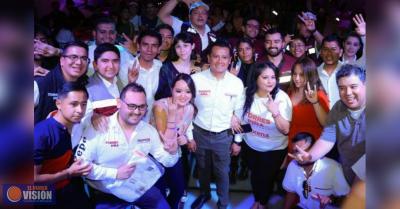 Se compromete Torres Piña a crear plataforma de desarrollo integral para jóvenes morelianos