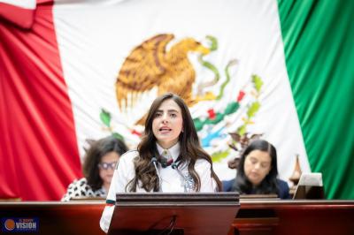 Giulianna Bugarini propone acercar orientación jurídica gratuita a las familias michoacanas