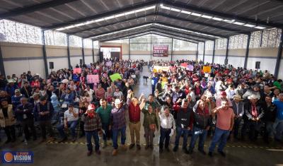 En Huiramba, Torres Piña, reconoce la fuerza de las comunidades