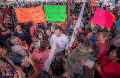 Desde Contepec, convoca Carlos Torres Piña a defender la soberanía y respaldar a los jóvenes