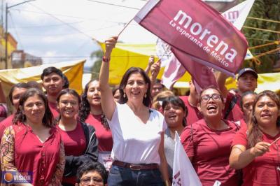 Gaby Molina refrenda respaldo a comerciantes