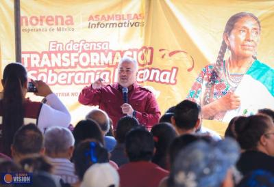 Morena suma 84 asambleas municipales: Jesús Mora