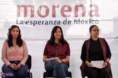 La soberanía se defiende con organización: Gaby Molina
