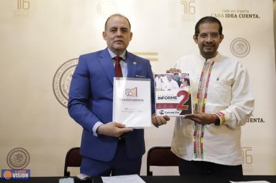 Conrado Paz hace entrega de su Segundo Informe de Actividades Legislativas