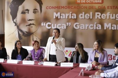 Belinda Iturbide resalta legado de “Cuca” García en su lucha por los derechos de las mujeres de un
