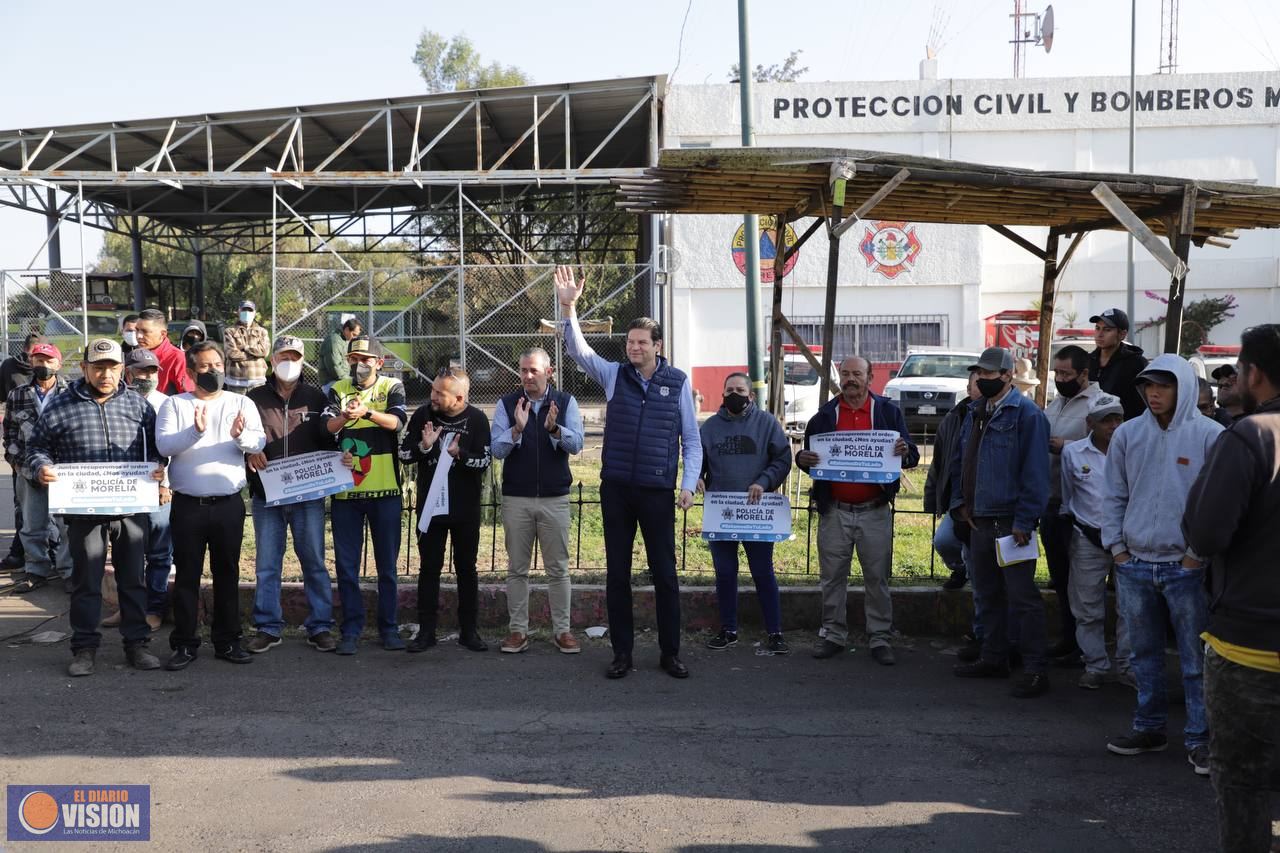 Se suman más de 300 unidades recolectoras a campaña de cultura vial