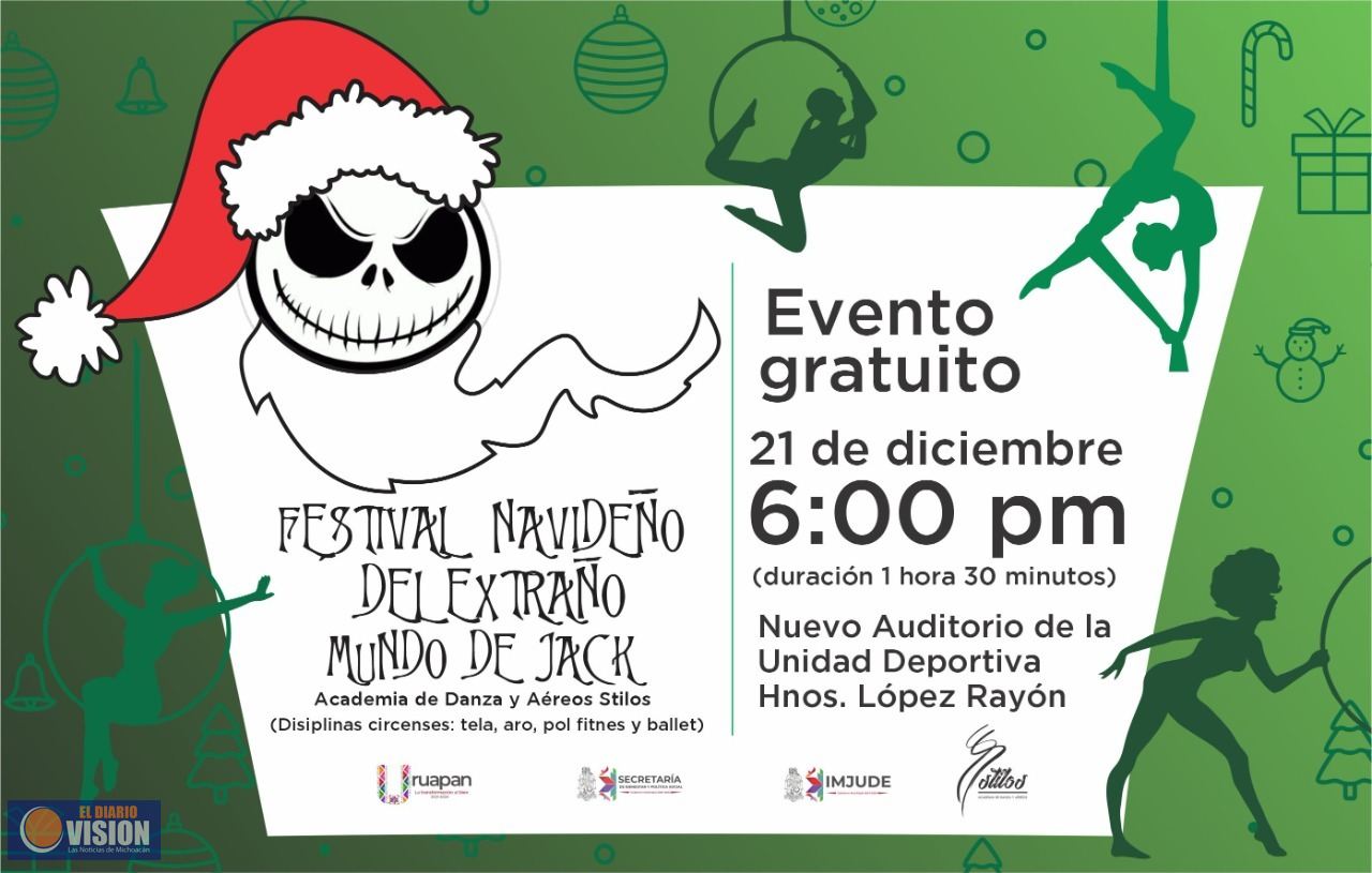 Todo listo para el Festival Navideño “El Extraño Mundo de Jack