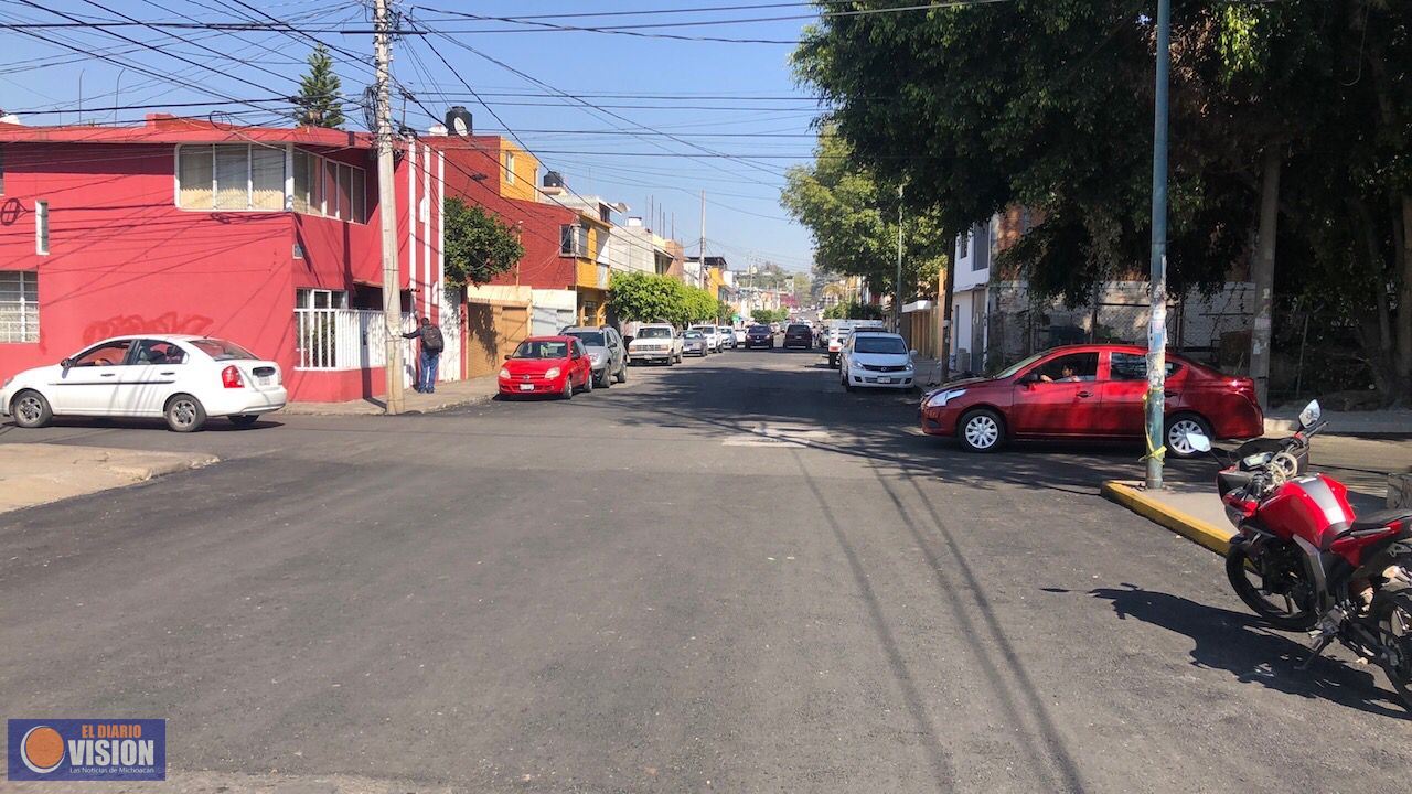 Gobierno Municipal concluye reencarpetamiento en calles de Ventura Puente
