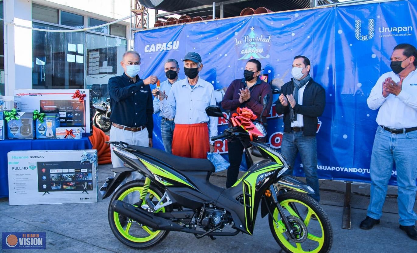 Realiza la CAPASU entrega de premios a ganadores de la “Gran Feria de Regalos” 2021