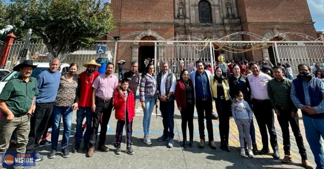 San Juan Nuevo Parangaricutiro, ofrece bienvenido a la comunidad migrante