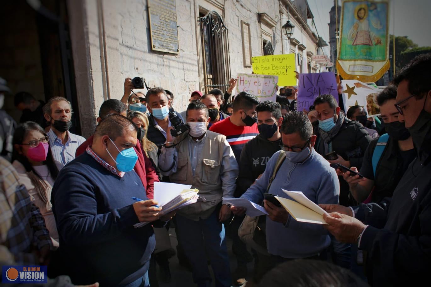 Escucha Alcalde de Tarímbaro solicitud de colocación de monumento