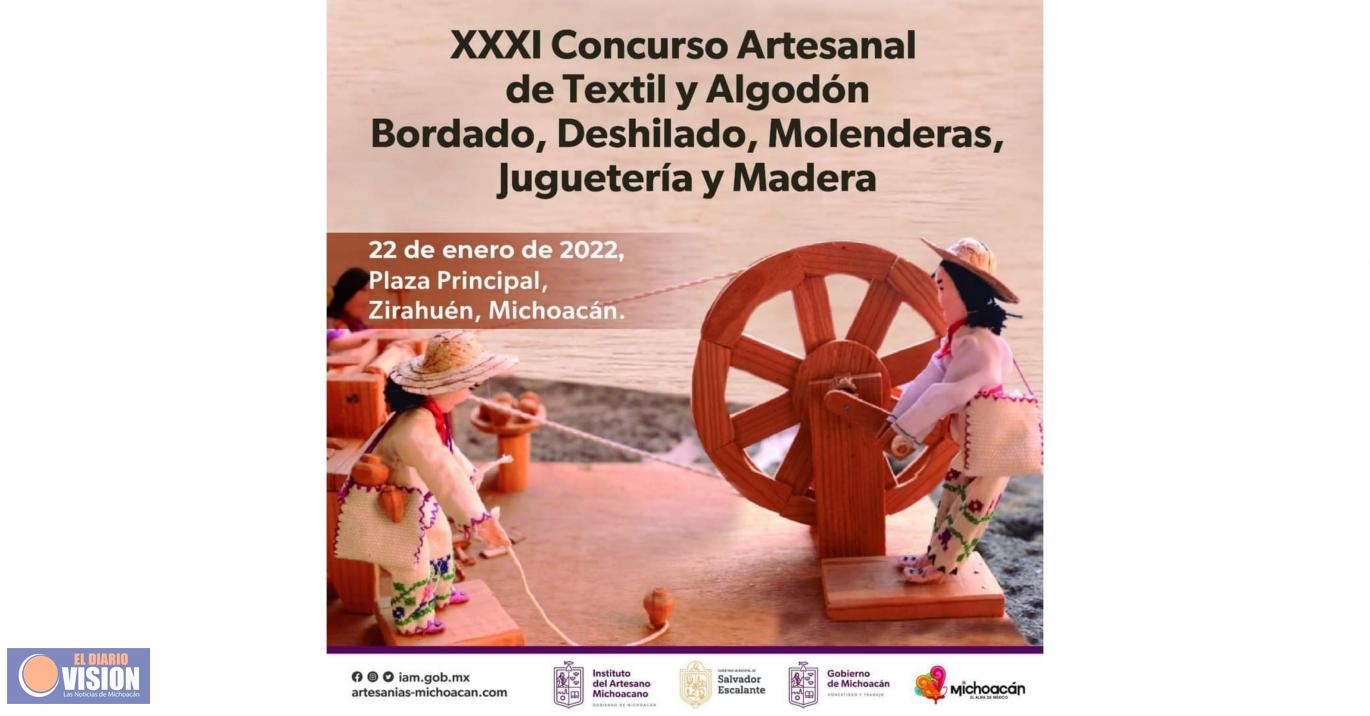 Anuncian la Edición XXXI del Concurso de Textil y Algodón Bordado en Zirahuén 